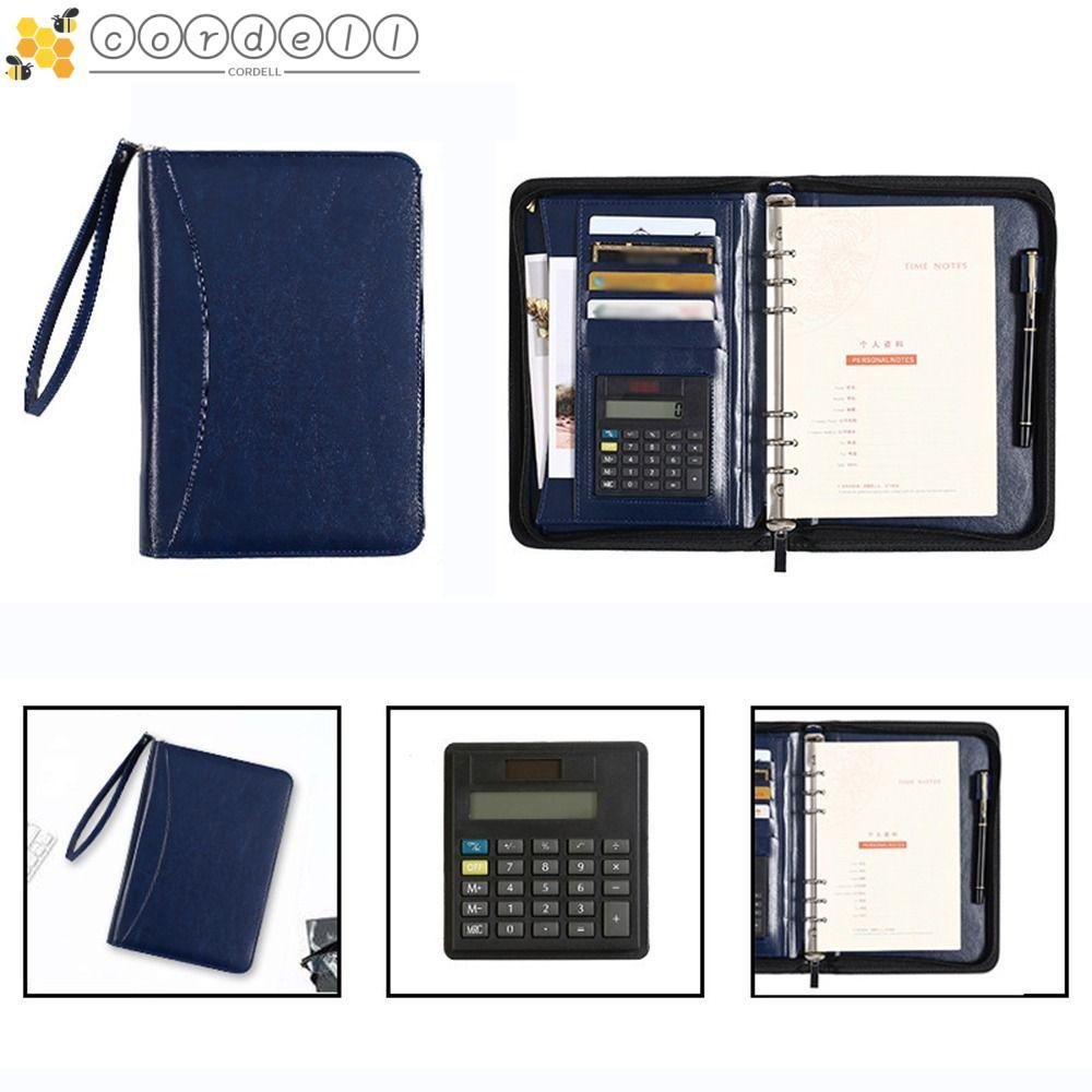 CORDELL File Folder, Portable 6-Ring Portfolio Binder, Multifunctional ...