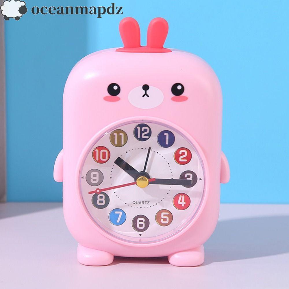OCEANMAPDZ Desktop Mute Clock, Animal Pattern Funny Student Alarm Clock ...