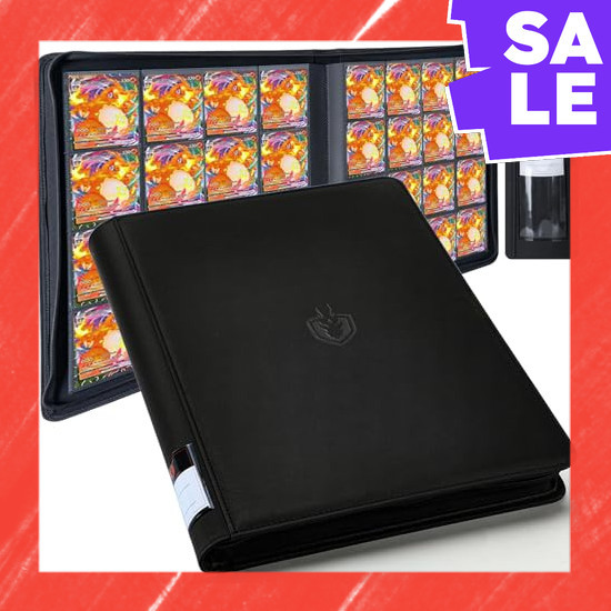 Direct From Japan ByderPro Premium-SV 1024 Pocket Card Binder, Label  Design, 16 Pocket Trading Card Zipper Binder, Ringless Side Loading Trading  Card Album, Folder for TCG, MTG, Sports and Other Cards -