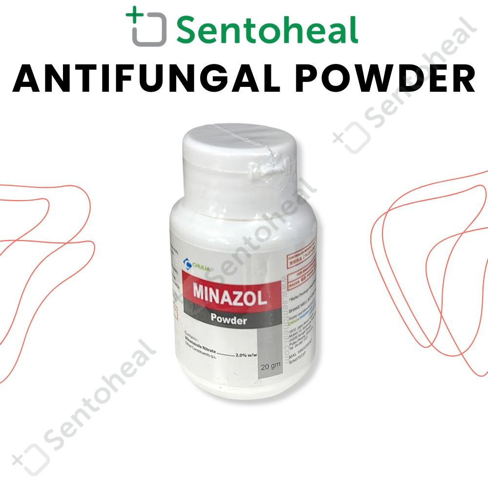 Minazol (Miconazole) anti-fungal powder 20g | Shopee Singapore