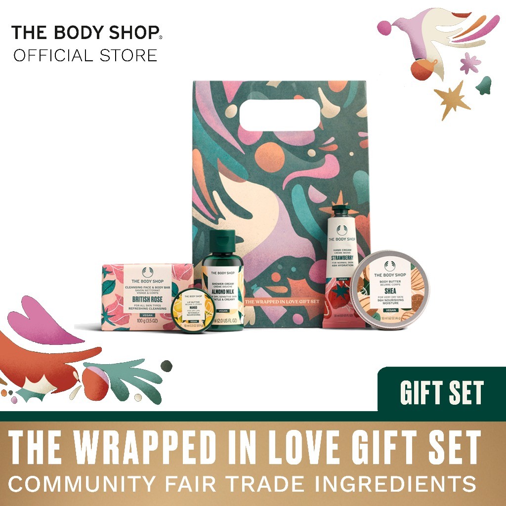 The Body Shop The Wrapped In Love Gift Set | Shopee Singapore