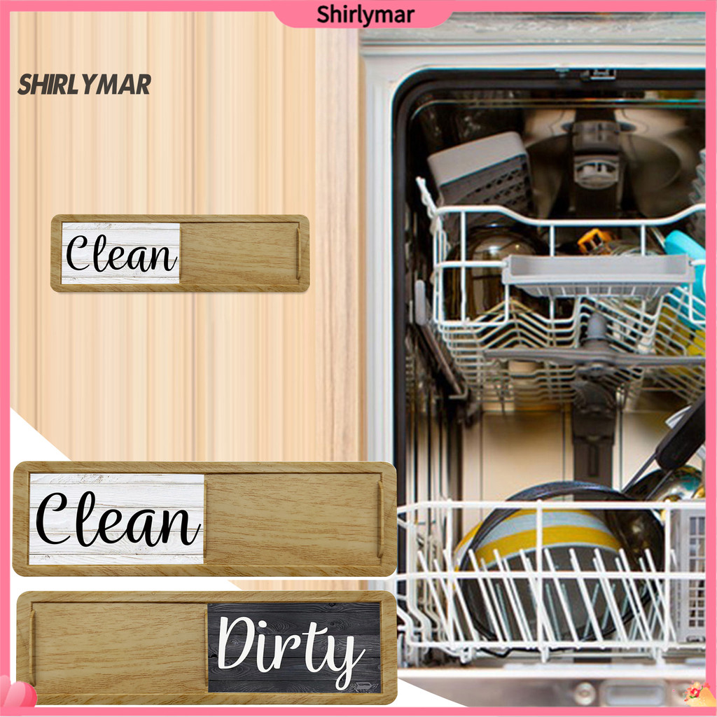 Sr| Dishwasher Indicator Magnet Easy-to-read Dishwasher Sign Easy-to ...