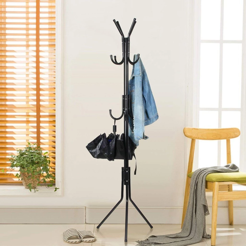 GANTUNGAN BERDIRI STAND HANGER MULTIFUNGSI TEMPAT TAS/TOPI/BAJU - Gambar 2