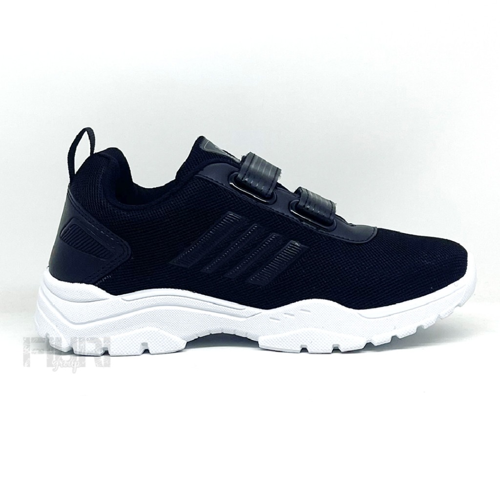 Pro Att - Mcl 31-38 - Sepatu Perekat Sneakers Kets Sekolah Olahraga Anak SD SMP SMA - Hitam Putih - Gambar 2