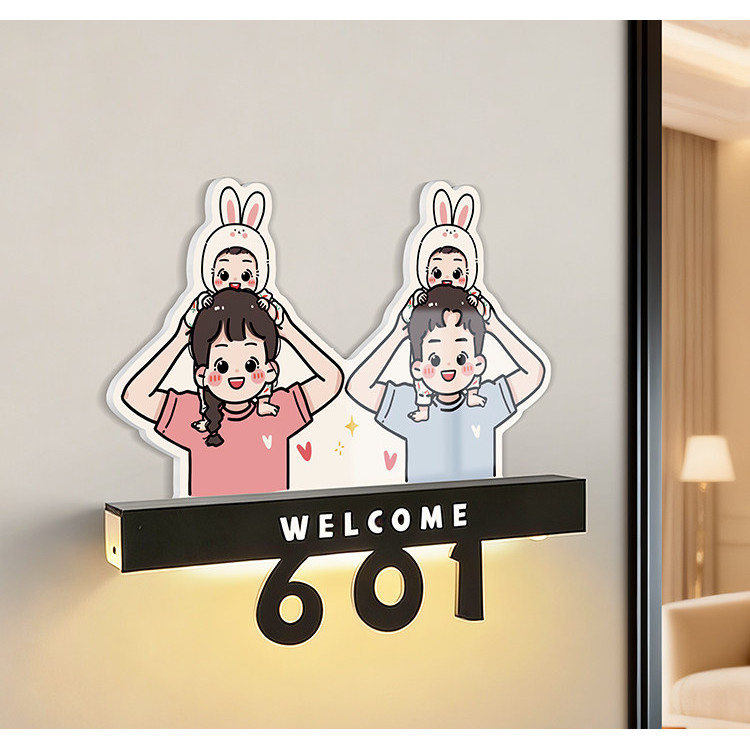Cozy Family Entranceway Decor Customized Unit Sign Door Sign with ...