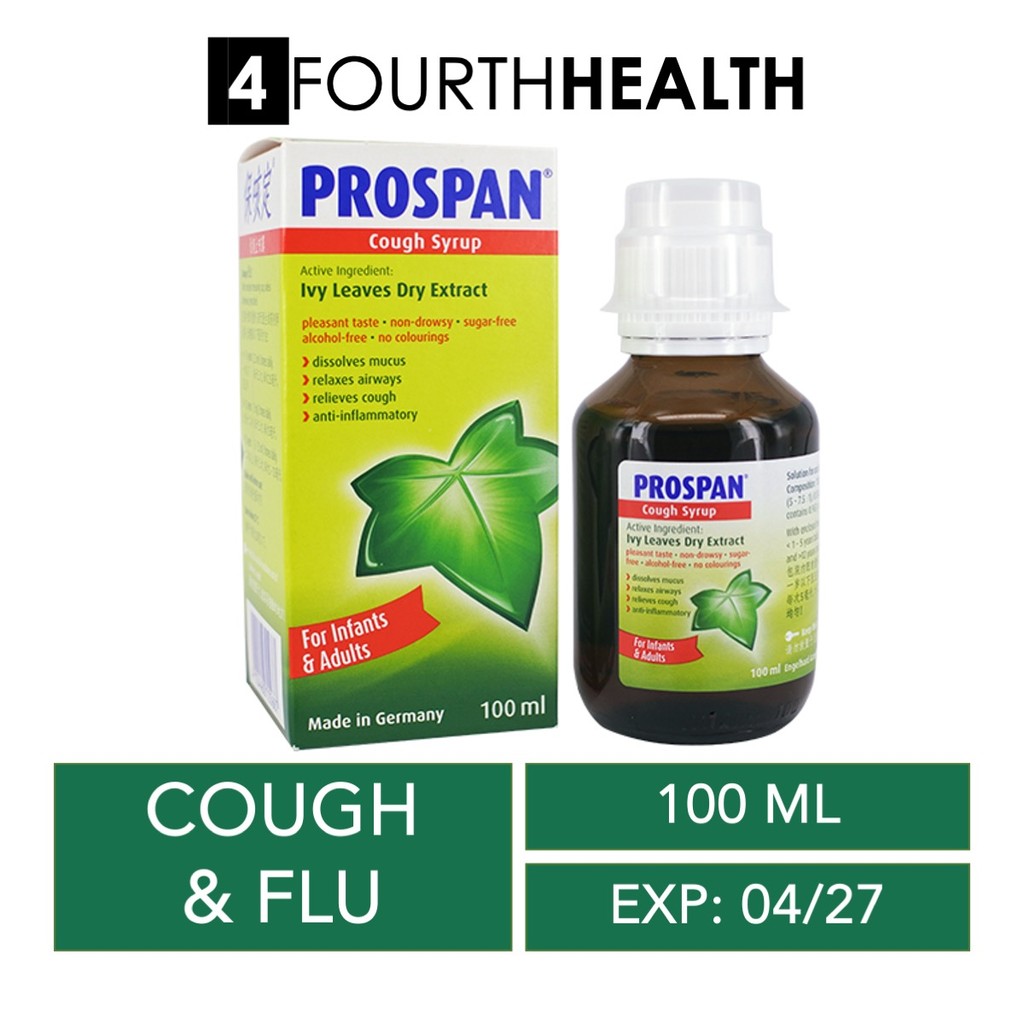 [EXP 04/27] Prospan Cough Syrup 100ml - sugar free & non-drowsy ...