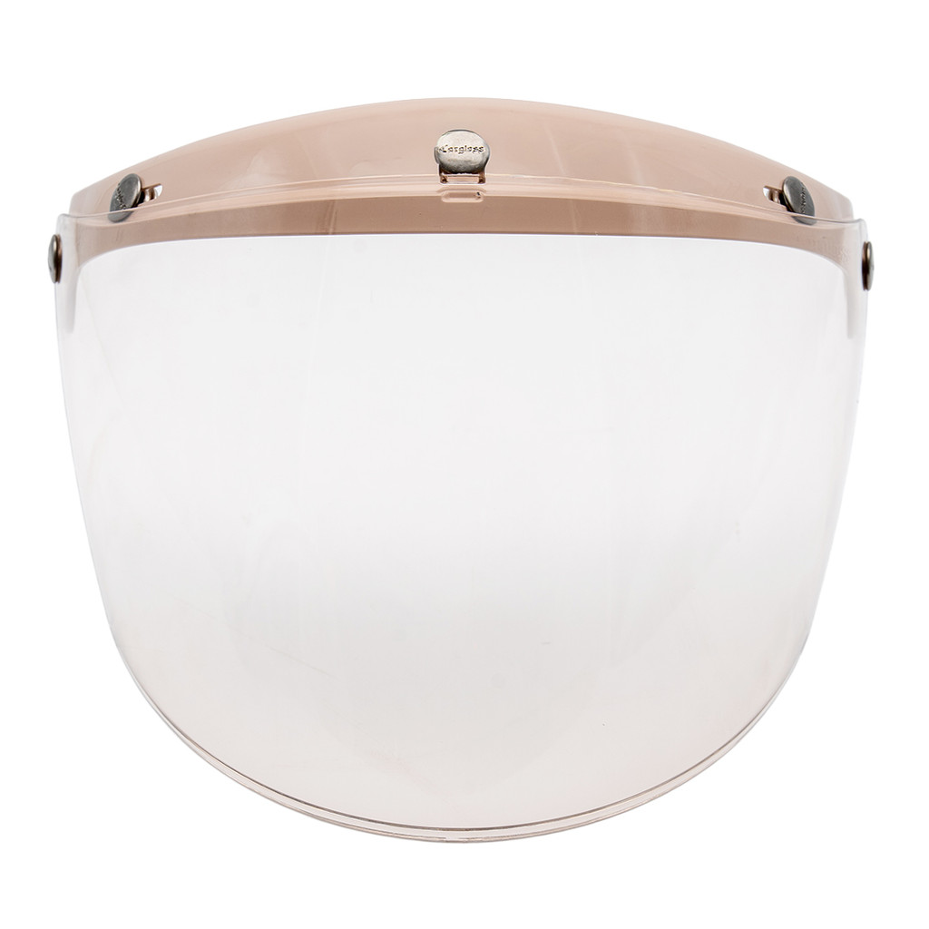 Cargloss Visor CFM - Kaca Helm Flat Mocca - Gambar 2