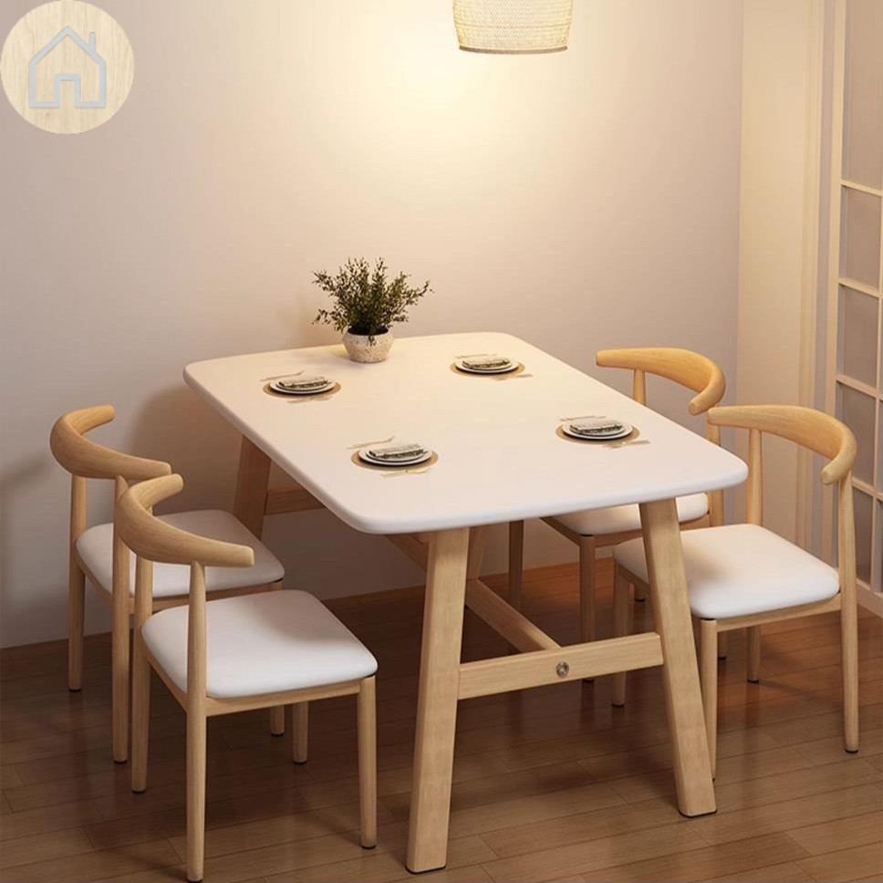 Compact Luxury Dining Table Set for Small Spaces Rectangular Dining ...