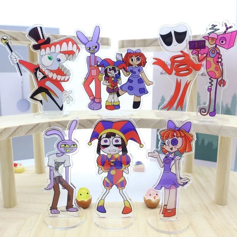 Standee The Amazing Digital Circus Acrylic Keychain Pomni Jax Raviaa ...