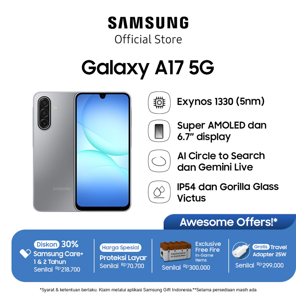 Samsung Galaxy A17 5G 8/256GB - Gray