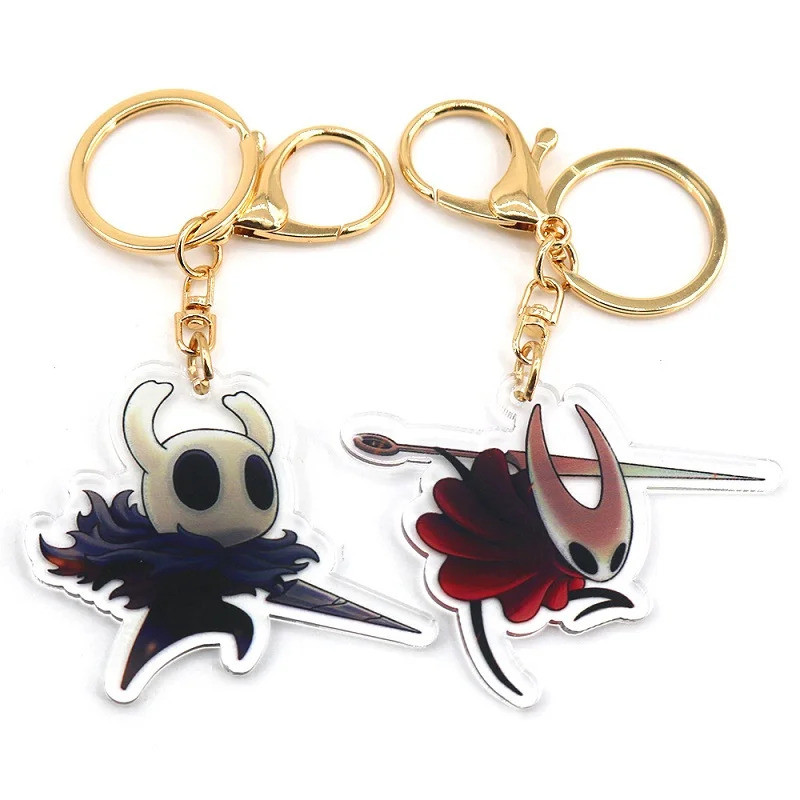 Hollow Knight Metal Characters Keychain The Knight Octopus Grub Hornet ...