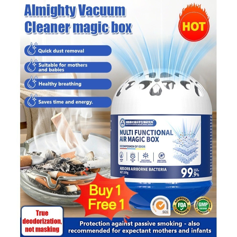 BUY1 FREE1【Dust Buster/Fresh Air/Formaldehyde Purification】Dust ...
