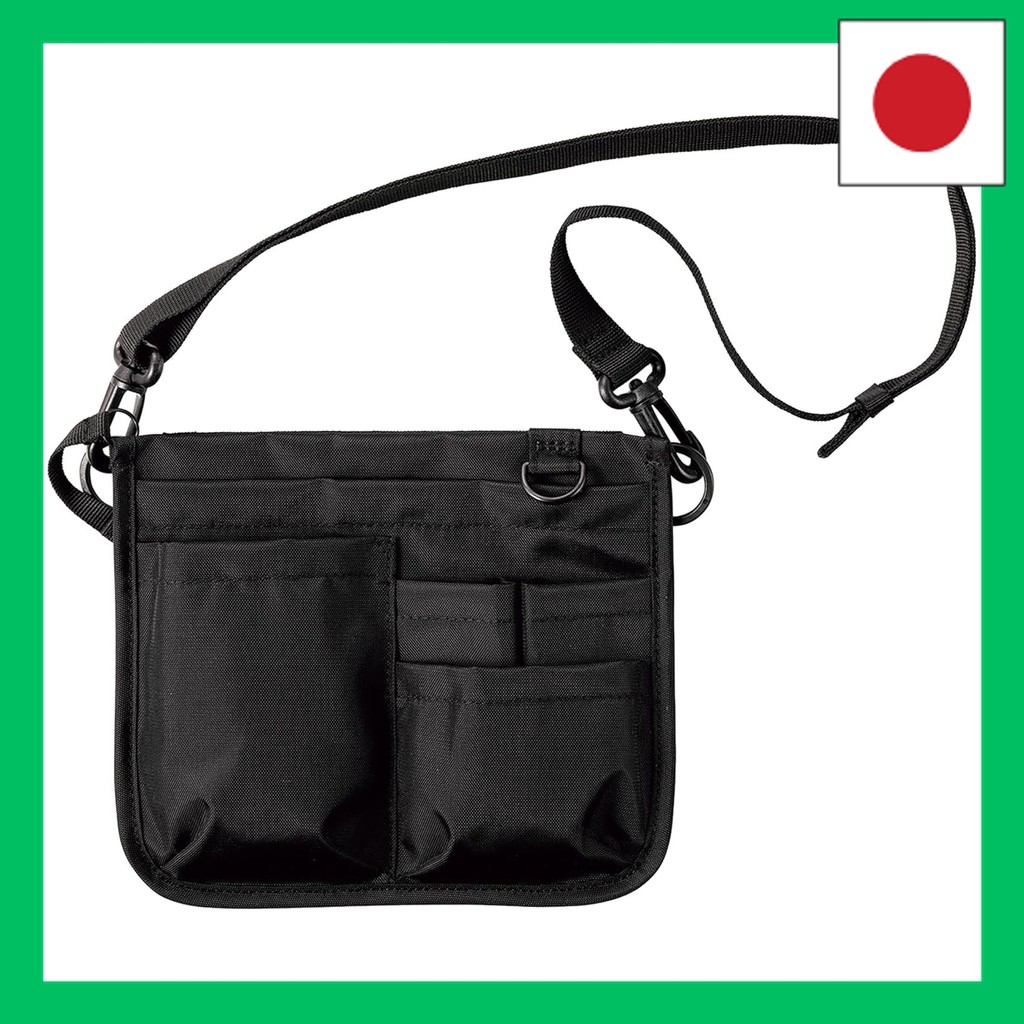 Nurse Bag Nurse Pouch Black Shoulder Bag 2WAY Specification Shoulder ...
