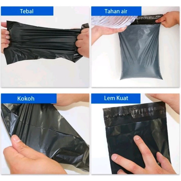 AFL PLASTIK SEAL POLYMAILER PAKING ONLINE SHOP UKURAN 20 X 30 CM 1 PAX ISI 100 PCS - Gambar 4