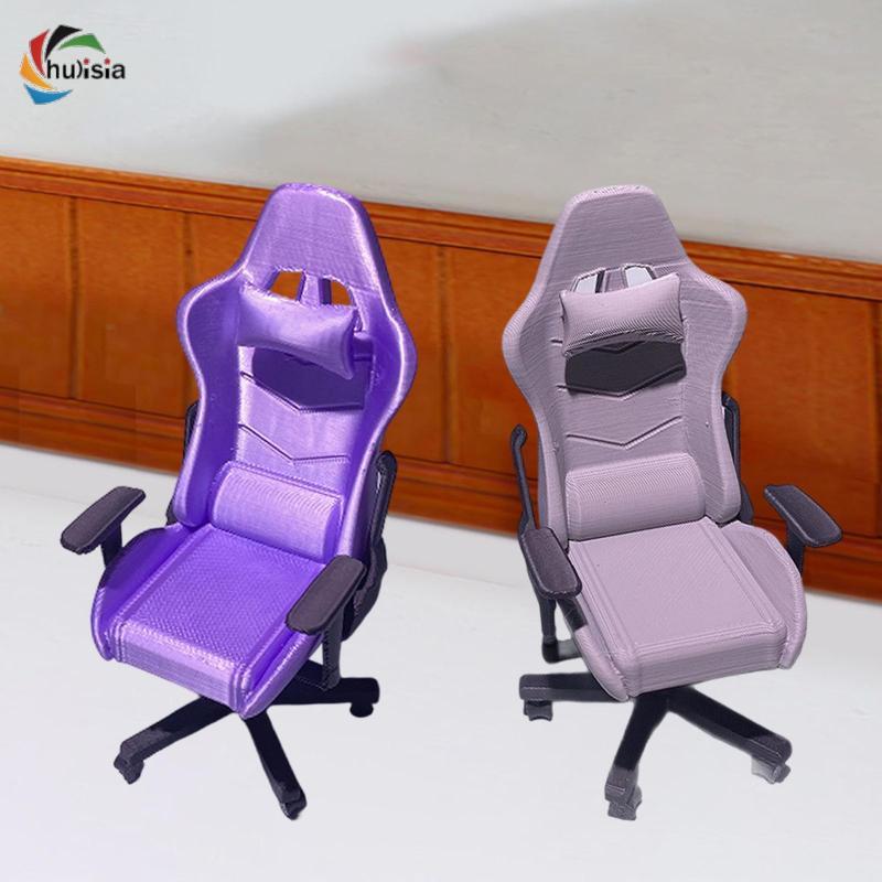 chulisia Miniature Chair 1 12 Scale Gaming Chair Model Desk Chair Tiny ...