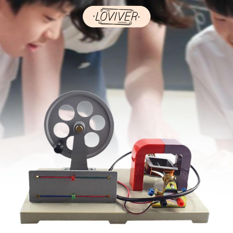 [Loviver] Hand Generator Electromagnetic Induction Physics Demonstrator ...