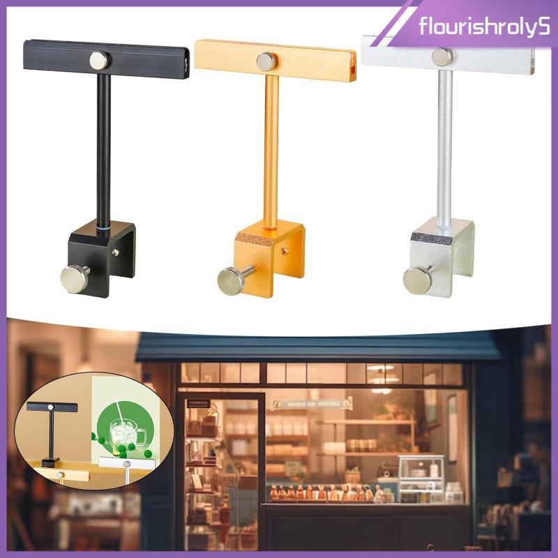 [Flourishroly5] Sign Holder Clamp Reusable Merchandise Sign Display ...