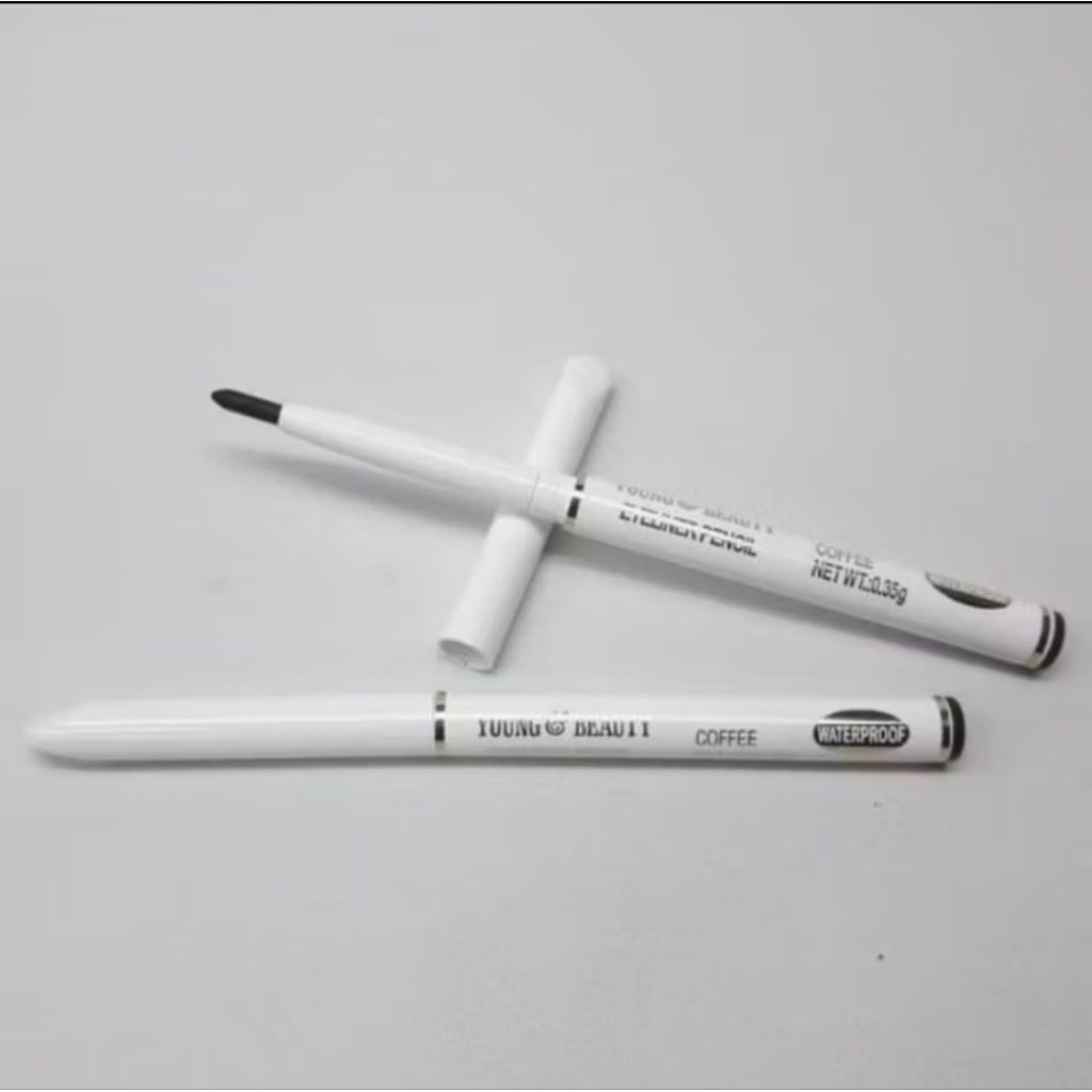 1PCS Eyeliner Pensil Model Putar Waterproof Peralatan Make Up Kosmetik Pencil Hitam Cokelat A045 - Gambar 4