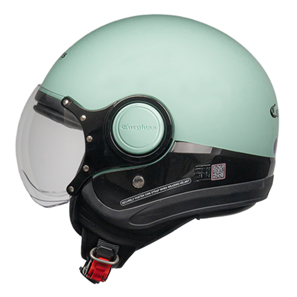 Cargloss M One Retro Helm Half Face - S Green - Gambar 3