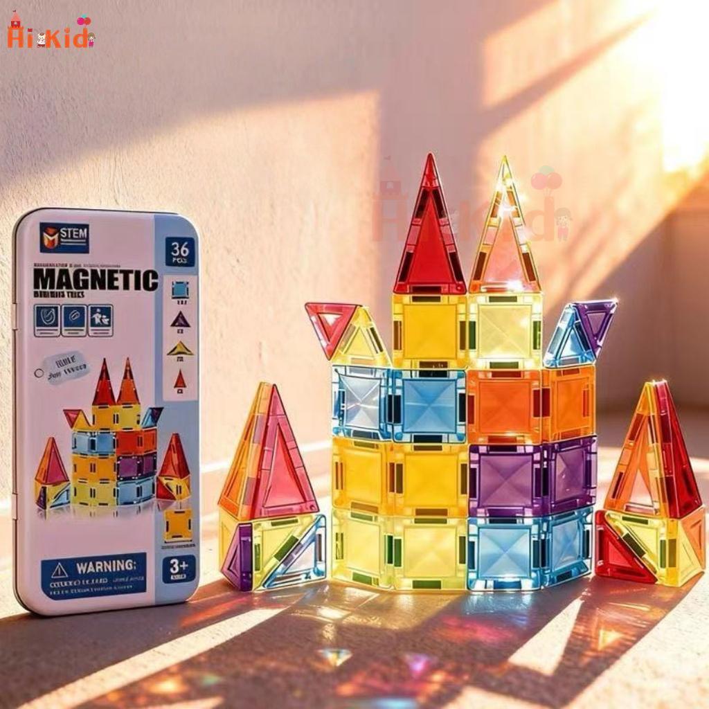 [SG Seller]Colorful Magnetic Tiles Building Blocks Magnetic ...