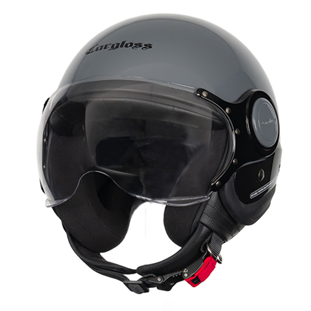 Cargloss M One Retro Helm Half Face - Grey - Gambar 2