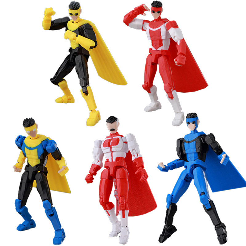Invincible Action Figure 3D Printed Lucky 13 Mark Multi-Jointed ...