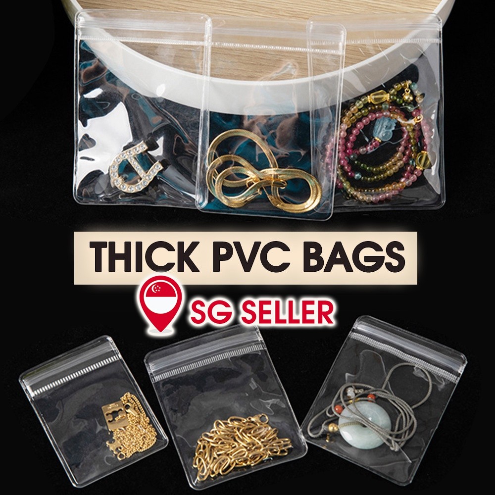 Small Zip lock bag Transparent Plastic Bag PVC bag pouch Resealable ...