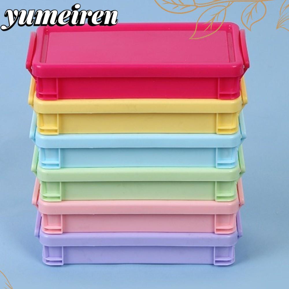 YUMEIREN Sketch Pen Box, Large Capacity Hard Plastic Plastic Pencil Box ...