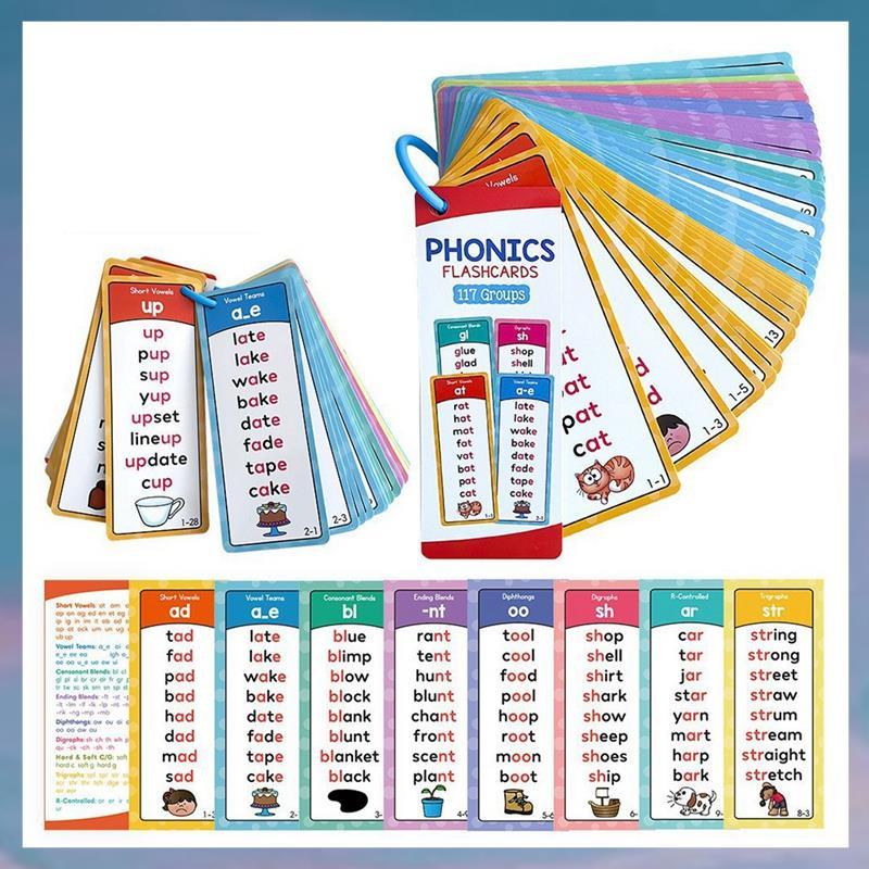 [hotkeystore.] Kids Learning Cards English Phonics Spelling Memory ...