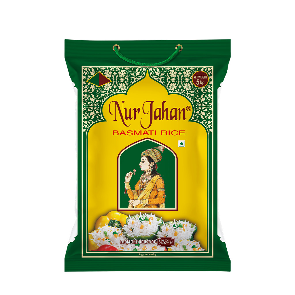 India Gate Nur Jahan Basmati Rice 5kg | Shopee Singapore