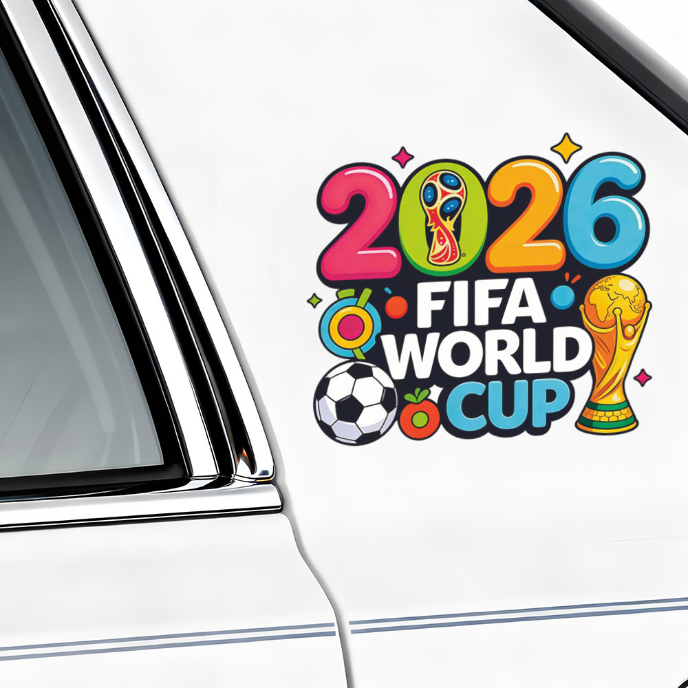 FIFA World Cup 2026 Waterproof Vinyl Sticker Car Window Luggage Camper ...