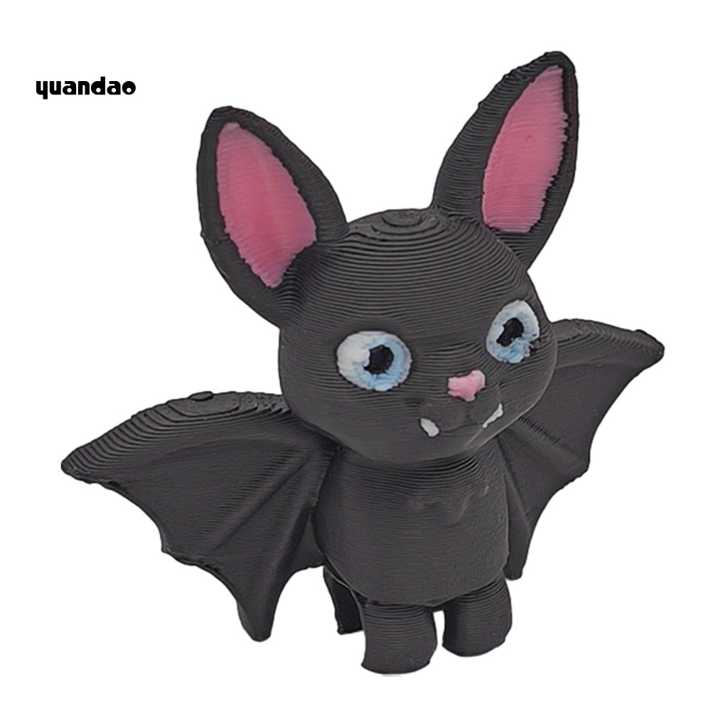 Yua_ 3d Printed Bat Pink Nose Bat Collectible Handmade 3d Printed Bat ...