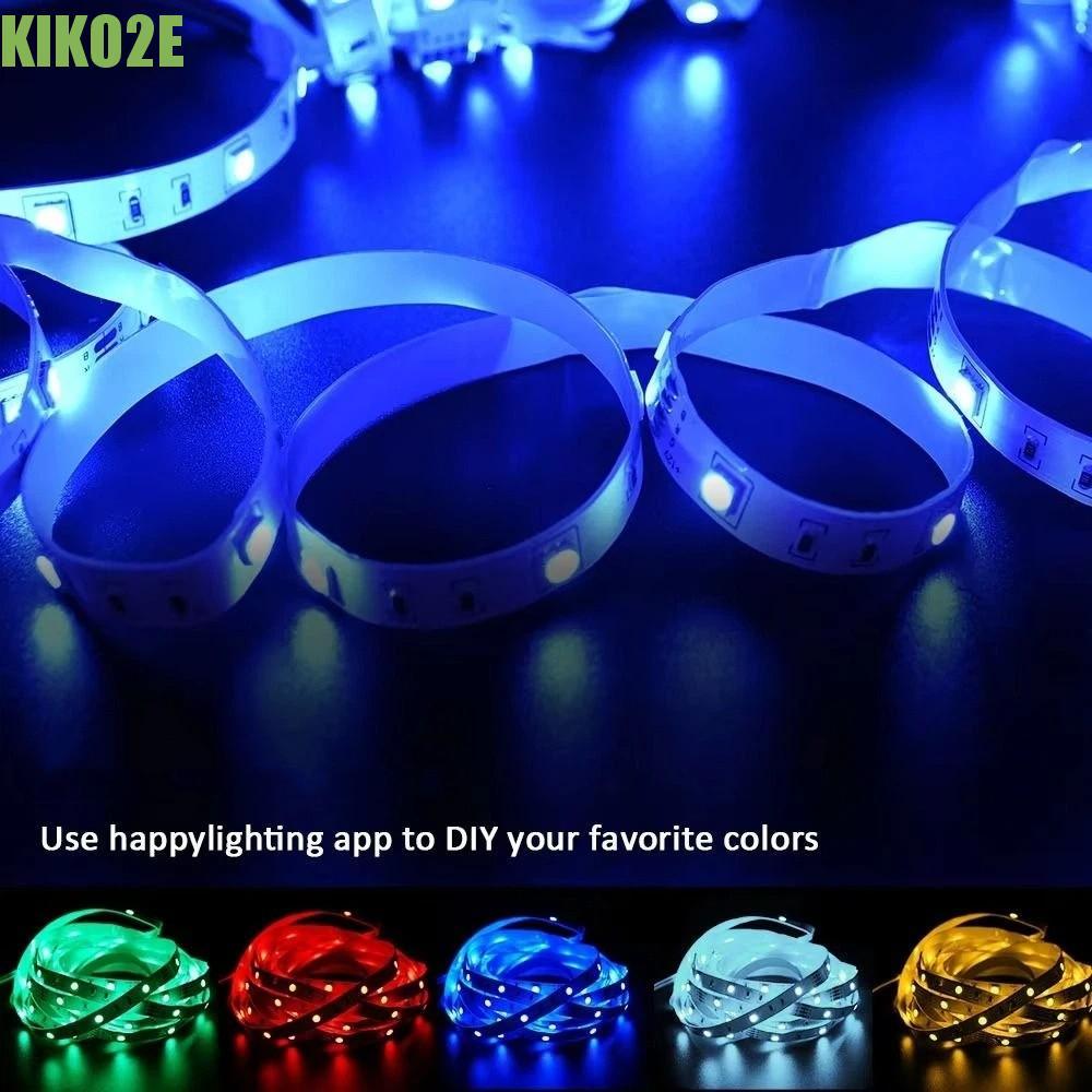 KIKO2E LED Light Strip, USB Powered Dynamic Modes RGB Light Strip ...