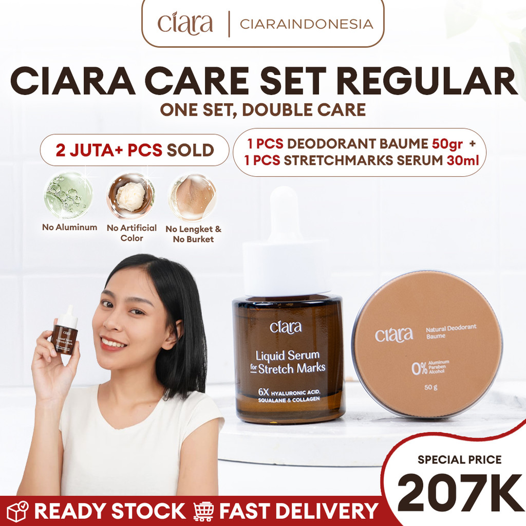 Ciara Natural Deodoran 50gr X Ciara Liquid Serum For Stretchmarks Serum Menyamarkan Stretchmarks Memudarkan Stretchmarks Dalam 40 Hari Bpom penghilang stretchmarks ampuh bpom obat stretchmarks serum stretchmarks krim stretchmarks