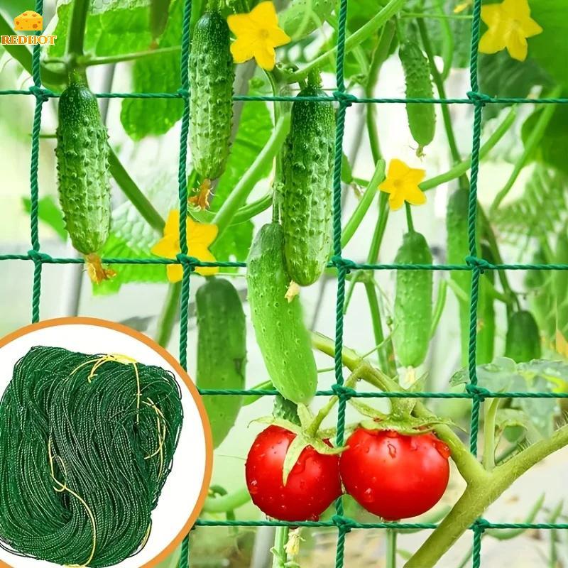 Plant Climbing Net Green Gardening Lattice Net Cucumber Hanging Melon ...
