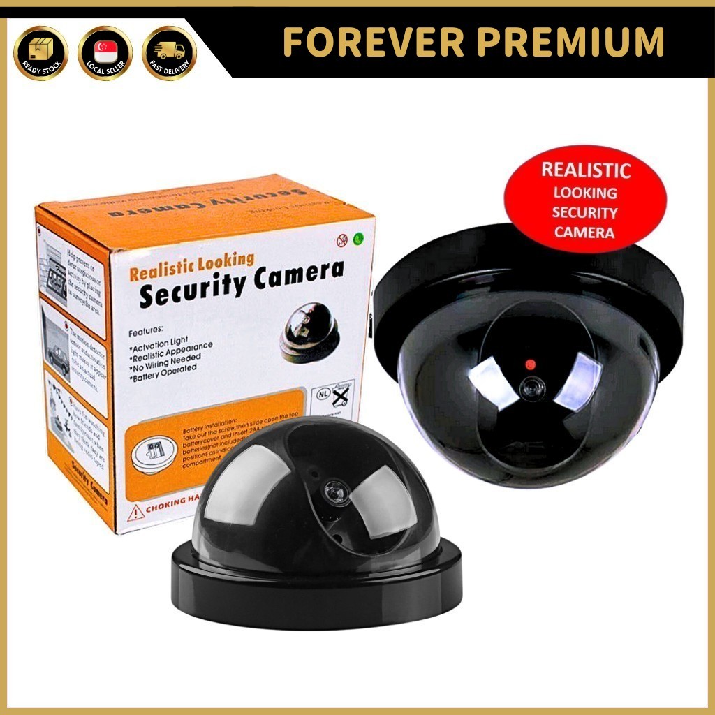 (FOREVER PREMIUM) Fake Dummy Surveillance Cameras With LED Cameras Home ...