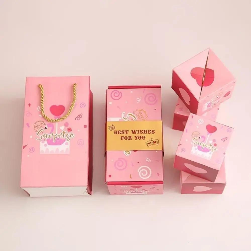JENNIFERDZJI Cash Explosion Gift Box, Fun Paper Surprise Bounce Box ...