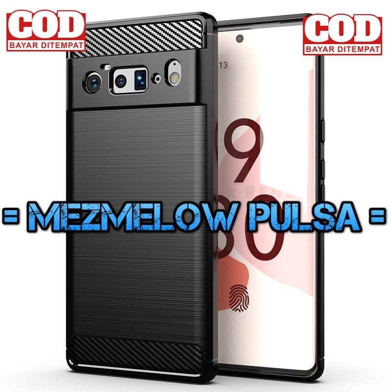 Case Hape Softcase Fiber Carbon Caseng Google PIXEL 6 BIASA - Gambar 3