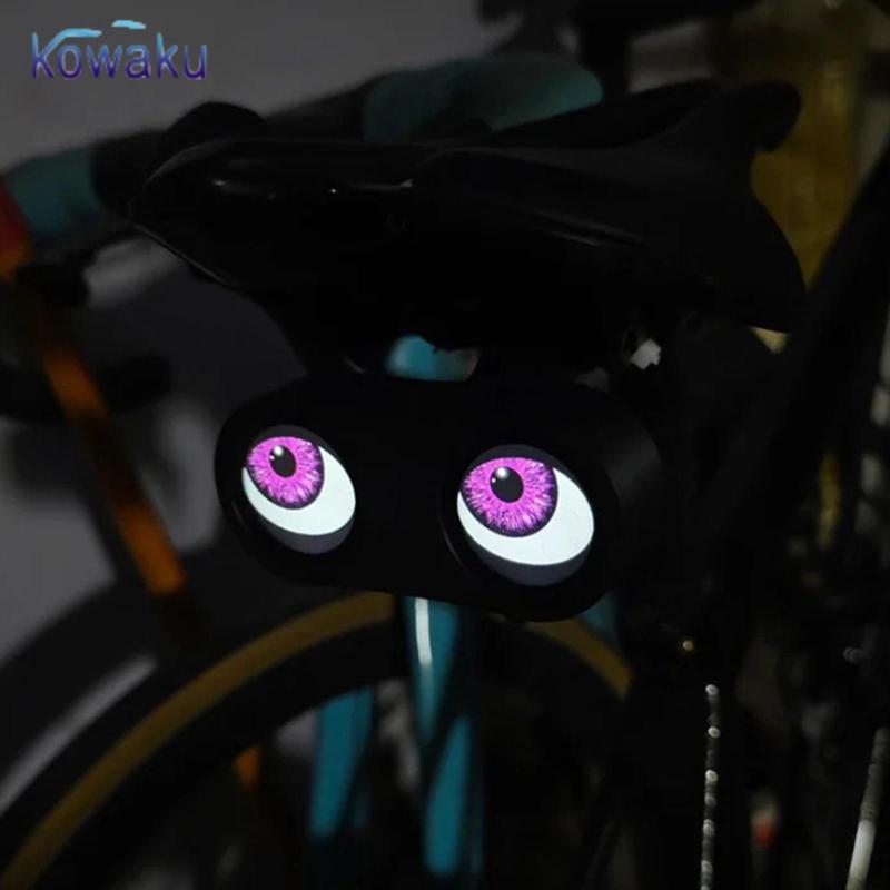 [Ababixa] Bike Rear Light Programmable Eyes Bike Taillight LED Devil ...