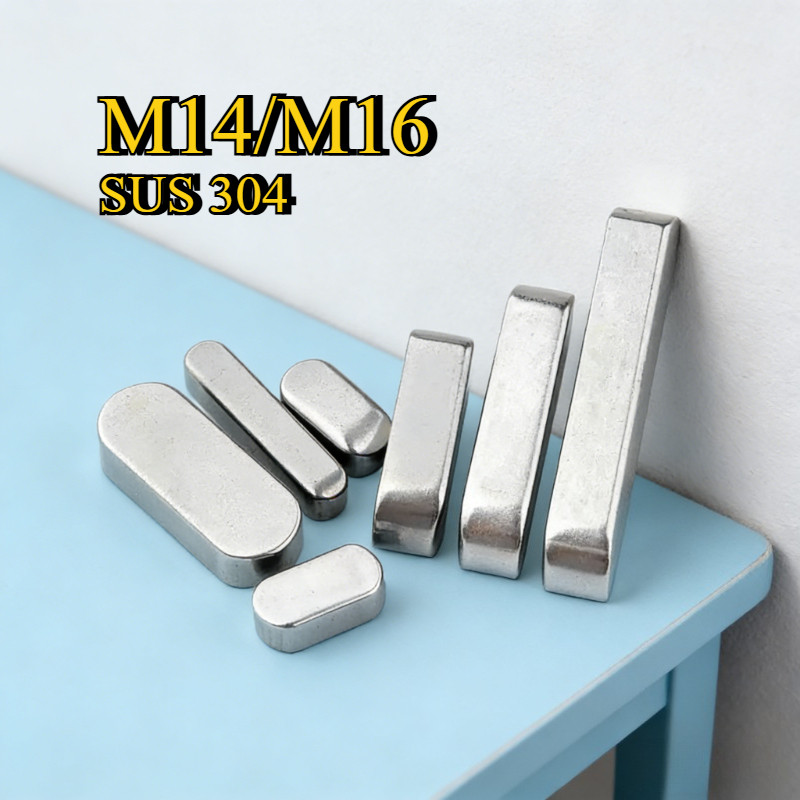 304 Stainless Steel Flat Key Pin Round Angle A Type Square Key Pin Key ...