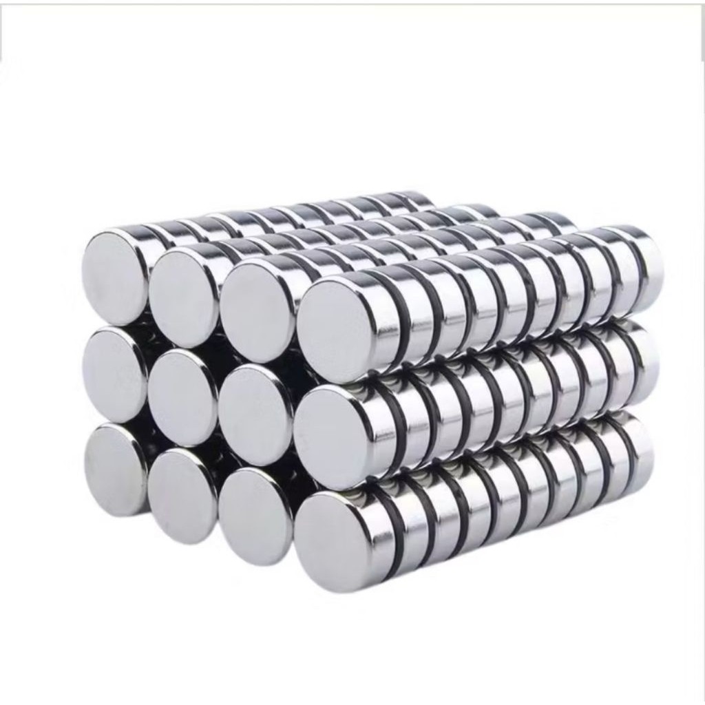 1PCS Magnet Neodymium Strong Ukuran 5x2mm Bentuk Bulat Warna Silver Magnet Disk Super Kuat A158 - Gambar 3