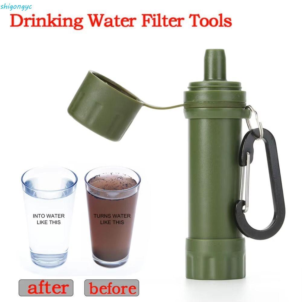 SHIGONG Mini Water Filter Straw, Purifier Direct Drinking Purification ...
