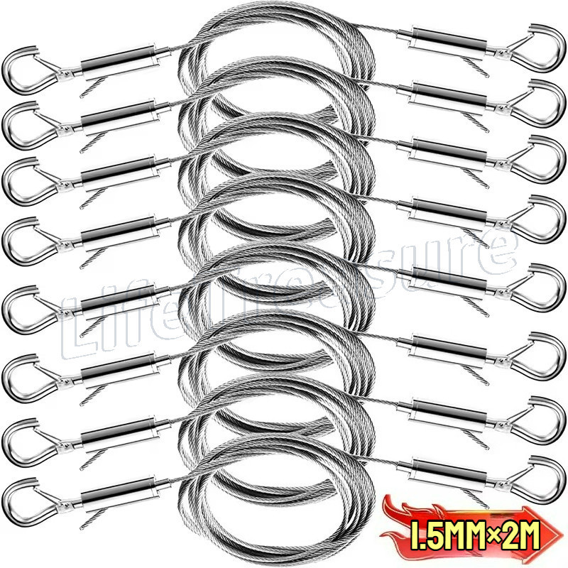 Anti-rust Wire Line - Stainless Steel Wire String with Clasp ...