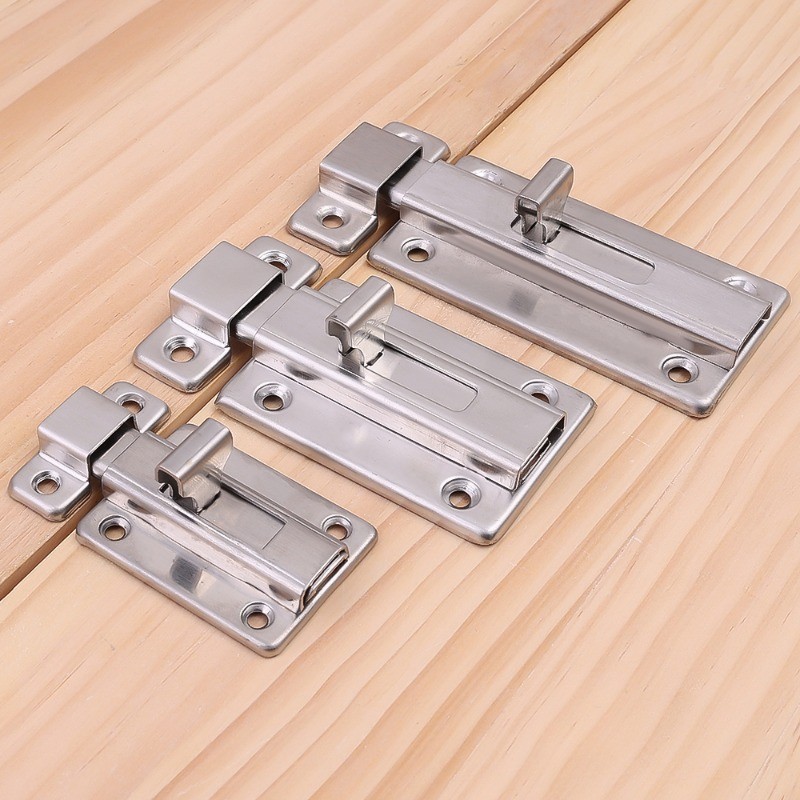 Square Bolt Slug Stainless Steel Security Safety Door Slide Latch Bolt ...