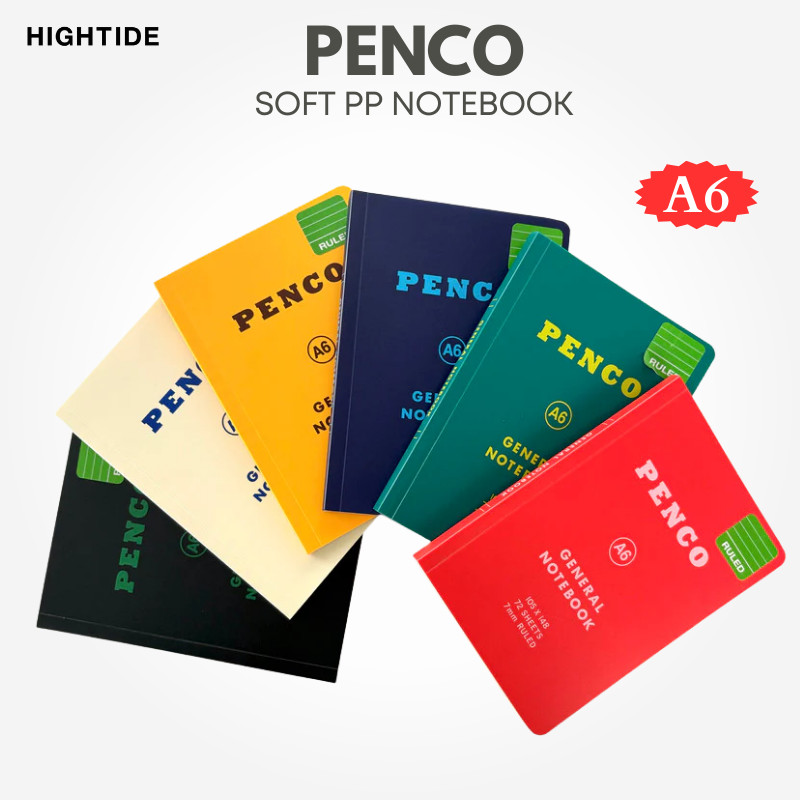 HIGHTIDE Penco Soft PP Notebook A6 Ruled - Various Colors, Japan Diary ...