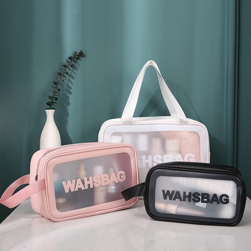POPmaker Tas Kosmetik Travel Transparan Waterproof - Gambar 4