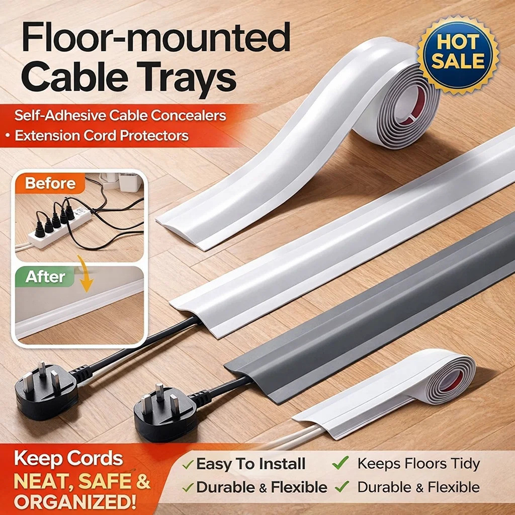 Invisible Wiring Cable Tray Cable Fixing / Invisible Floor Cable ...