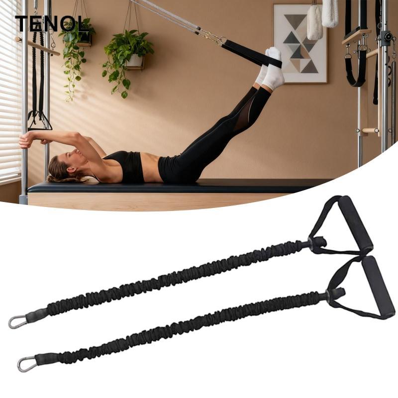 TENOL Pilates Reformer Pull Rope TPE Resistance Exercise Strap for Home ...