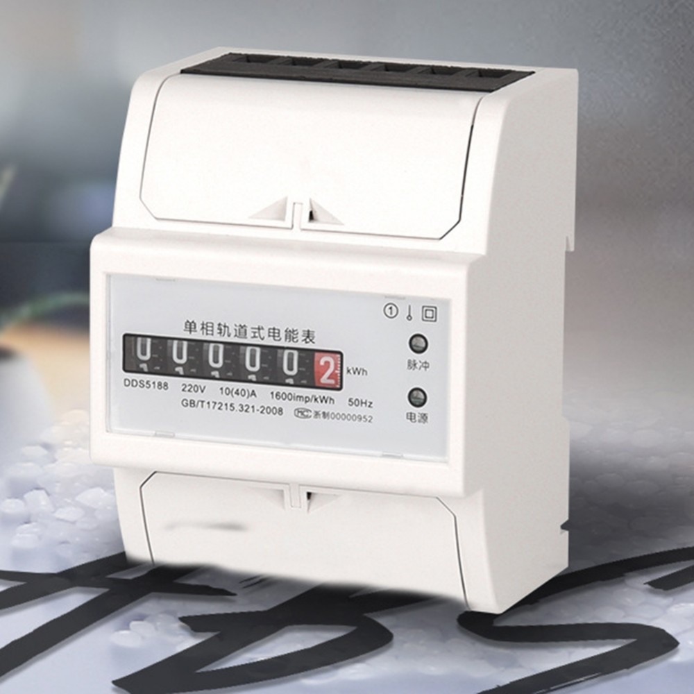 DDS5188 Dual-color LED Indicator Single-phase Energy Consumption ...