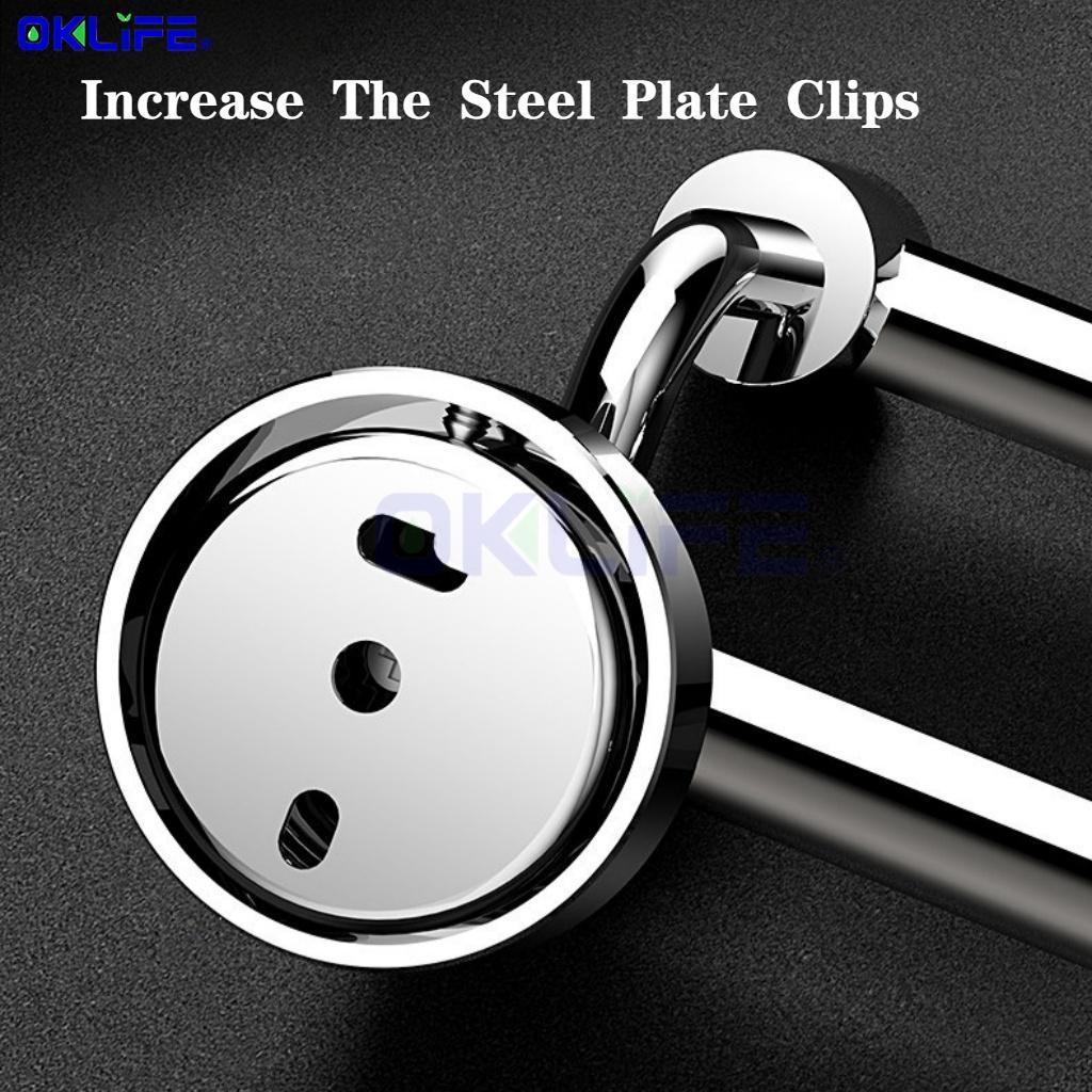 304 Stainless Steel Towel Rack Bath Towel Storage Rack No-Drill Towel Rack Bathroom Towel Rack view 3